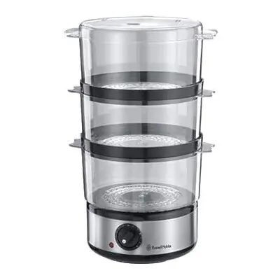 Russell Hobbs Food Collection Compact Food Steamer 14453, L - Brushed Stainless Steel [Energy Cl