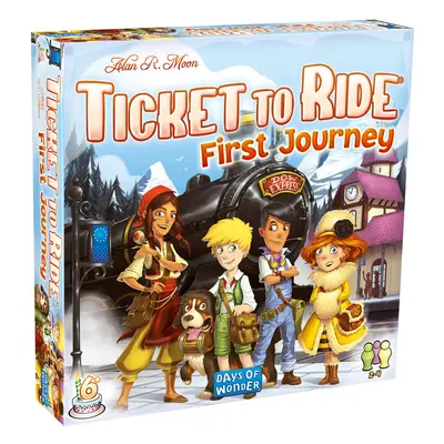 Ticket to Ride Europe First Journey Board Game - Strategy Game, Train Adventure Game, Fun Family