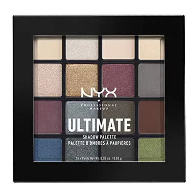 NYX PROFESSIONAL MAKEUP Ultimate Shadow Palette, Eyeshadow Palette, Smokey & Highlight