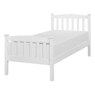 Bed Wood GIVERNY x cm (EU Single) White