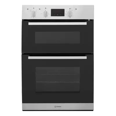 Indesit Aria IDD6340IX Built In Double Oven - Stainless Steel