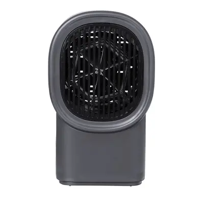 (Dark Grey, EU Plug) 400W Mini Electric Space Heater - Fast Winter Air Warmer Plug-In