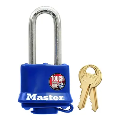 Master Lock 312DLH Laminated Steel Pin Tumbler Padlock Blue