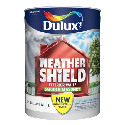 Dulux - Weathershield Smooth Manonry Paint 5L - Smooth PBW