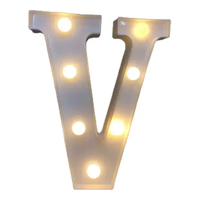 (V) LED English Letter And Symbol Pattern Night Light Home Room Proposal Decor Creative Modeling