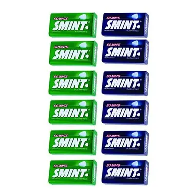 Smint Mixed Tin, Peppermint & Spearmint Flavour -12 Pack