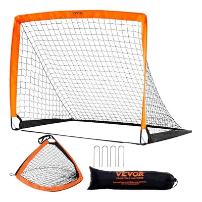 Football Goal, 4x3 ft Kids Backyard Soccer Goal, Foldable Pop Up Practice Soccer Net, Mini Youth