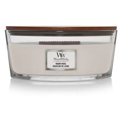 Woodwick Ellipse Scented Candle Warm Wool 16oz. Up to Hours Burn Time Fall Candle with Crackling