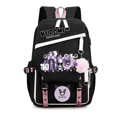 Kuromi Melody Joint Peripheral Backpack Female Japanese Cute Primary School Students Junior High