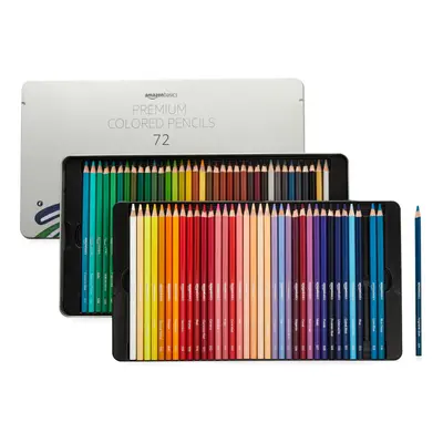 Amazon Basics - Premium Colored Pencils Soft Core Count (Pack of 1) Multicolor