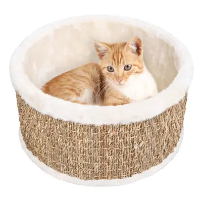 vidaXL Round Cat Basket cm Seagrass Cat Furniture Animal Pet Supply Indoor