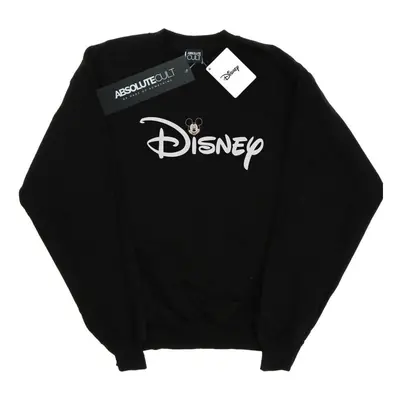 (XL, Black) Disney Mens Mickey Mouse Logo Head Sweatshirt