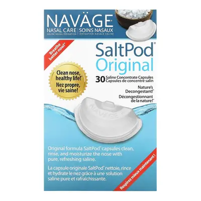 Navage, Nasal Care, Saline Nasal Irrigation, Saltpod Original, Saline Concentrate Capsules