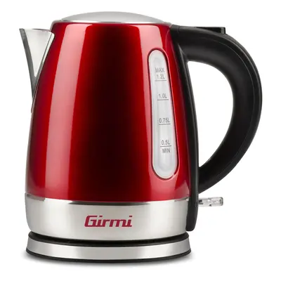 Girmi BL32 Compact Small Electric Kettle 1.2 Litres 1630W Red