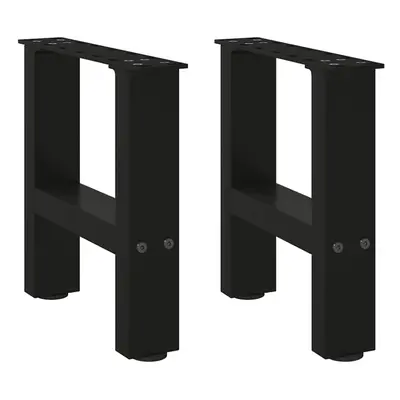 (black, x (30-31) cm/ pcs) vidaXL Coffee Table Legs Desk Legs Metal Furniture Legs Bar Stand DIY