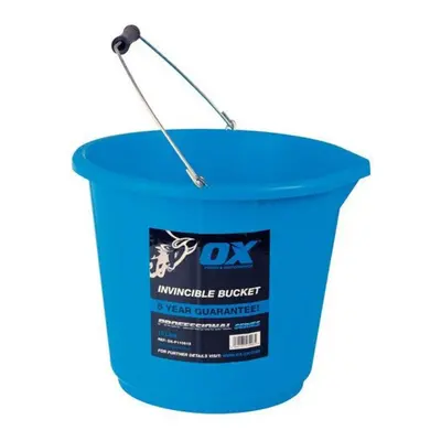 Ox P110515 Pro Invincible Builders Bucket Litre Blue