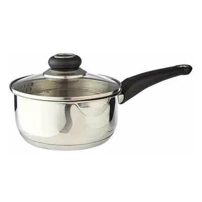 Morphy Richards Equip Pouring Saucepan with Glass Lid, S/Steel