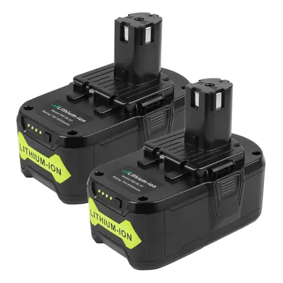 (2PC) 6.0Ah For RYOBI P108 18V One+ Plus High Capacity Battery Lithium-Ion RB18L50 New