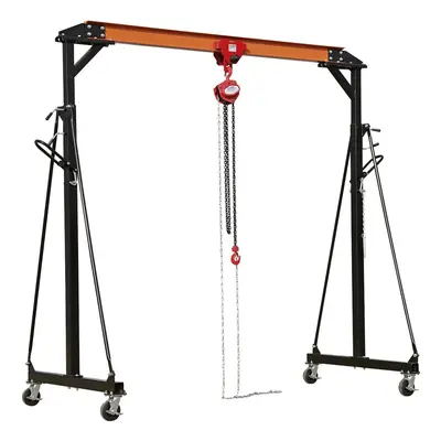 Sealey Portable Lifting Adjustable Gantry Crane Tonne & Hoist Combo SG1000KIT