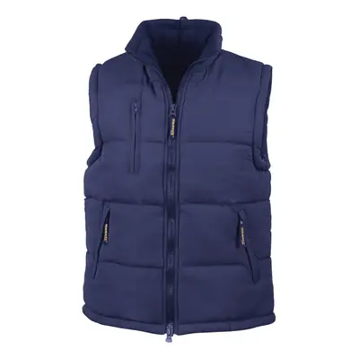 (L, Navy) Result Unisex Adult Padded Body Warmer