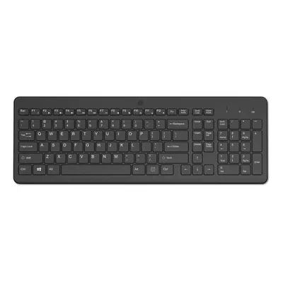 HP - Keyboard - 2.5-zone layout - wireless - 2.4 GHz - UK - black