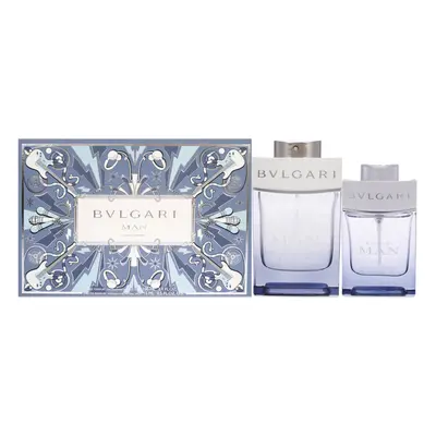 Bvlgari Man Glacial Essence by Bvlgari for Men - Pc Gift Set 3.4oz E