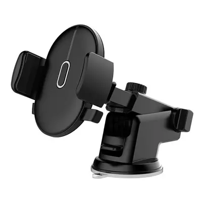 (Black) Car Mobile Phone Bracket Plone Holder with Expansion Rod Auto Dashboard Suction