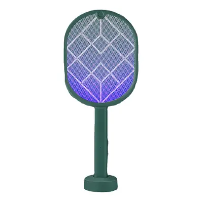 (Green) 3000V In Electric Insect Swatter Zapper USB Rechargeable Mosquito Swatter