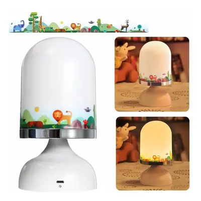 (Animal) Portable USB Rechargeable LED Night Light Hanging Stand Table Vibration Sensor Lamp