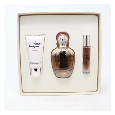 Salvatore Ferragamo Amo Ferragamo Eau De Parfum 3-Pcs Set / New With Box