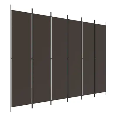 (brown, x cm) vidaXL 6-Panel Room Divider Fabric Privacy Screen Paravent Multi Colours/Sizes