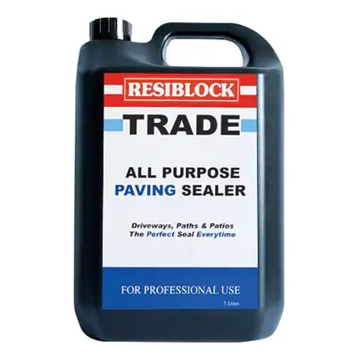 Everbuild Resiblock All Purpose Paving Sealer Litre (Trade) EVBRBT5L