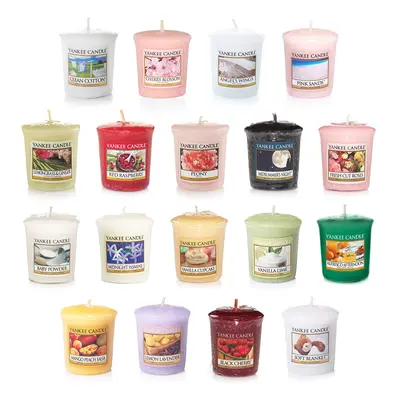 Yankee candle Value Bundle with Votive Scented candles, Mixed Popular Fragrances