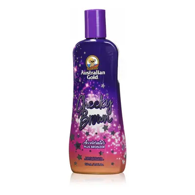 Australian Gold, CHEEKY BROWN Accelerator Dark Natural Bronzers, Tanning Bed Lotion 8.5 oz