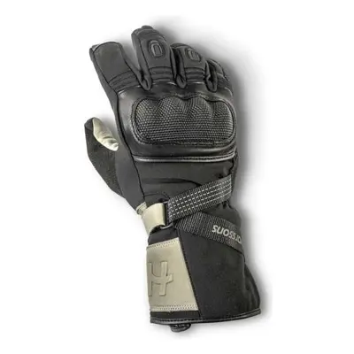 (XL) Halvarssons Tihola Winter Touring Leather / Textile Gloves Black / Grey