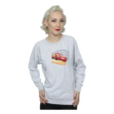 (M, Heather Grey) Disney Womens/Ladies Cars Lightning McQueen Sweatshirt