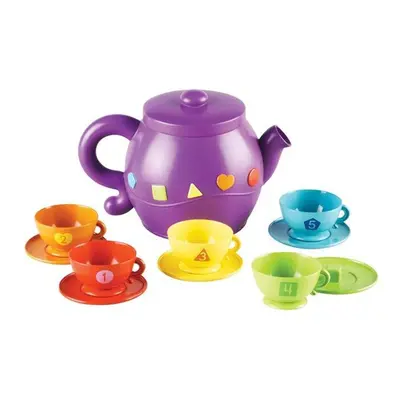 Learning Resources LER7740 Serving Shapes Tea Set