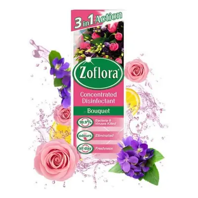 Zoflora 3in1 Action Concentrated Disinfectant Bouquet 500ml (Pack of 6)