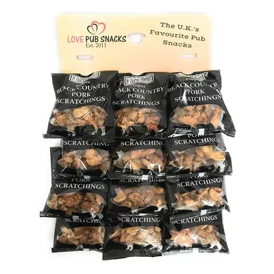 Proper Black Country Pork Scratchings Pub Card 12x60g