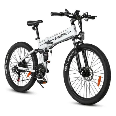 (White) SAMEBIKE LO26-II-FT-YD,Battery 48V14AH,900W Motor