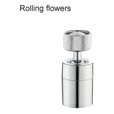 (1) Rotate Universal Splash Filter Faucet Water Outlet Extender Silver