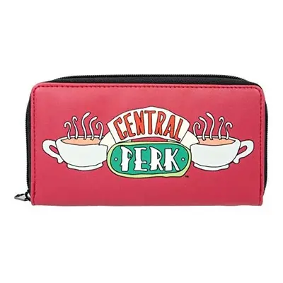 Friends Central Perk Coffee Shop Red Zipped Purse