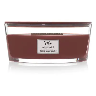 WoodWick Ellipse Scented Candle Smoked Walnut & Maple 16oz | Up to Hours Burn Time