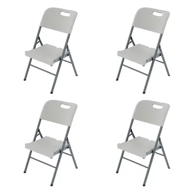 (4) Home Vida Set of Folding Garden Outdoor Chairs