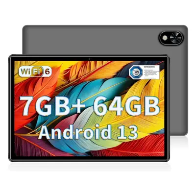 (Gray) DOOGEE U9 Tablets inch Android Tablet PC, 7GB RAM 64GB ROM(1TB TF), Quad-Core 2.0 GHz/128