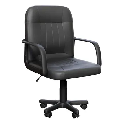 (Black) Vida Designs Morton Faux Leather Office Chair