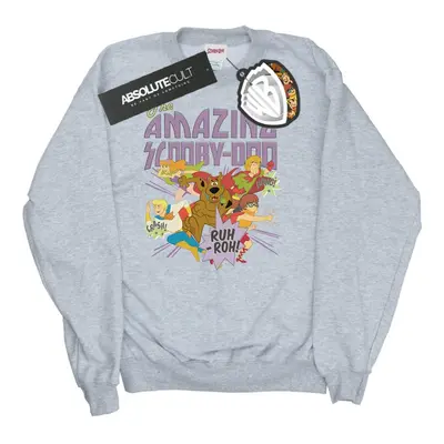 (M, Sports Grey) Scooby Doo Mens The Amazing Scooby Sweatshirt