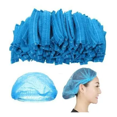 (HOT BARGAINS) Disposable Hair Nets For Catering | Head Cover Mob Caps Non Woven Anti Dust Hats