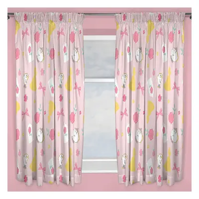 (168 x 137cm, Pink) Disney Princess Royal Curtains