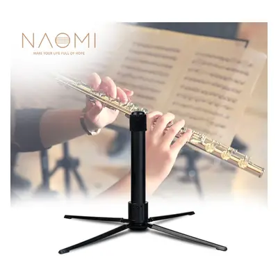 Portable Flute Stand Foldable Flute Rest Rack Holder Tripod Holder Stand For Flute Woodwind Inst